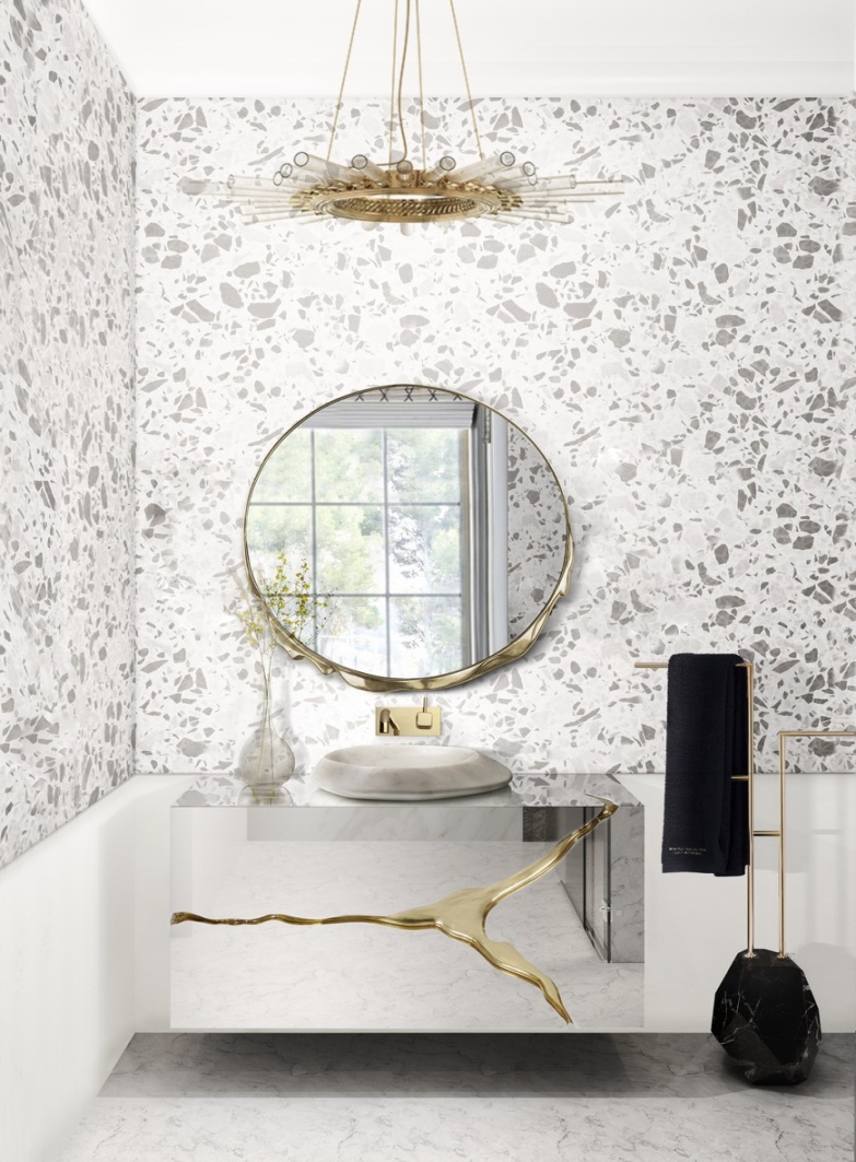 Create A Trendy Luxury Bathroom Design With These Wallpaper Ideas Create A Trendy Luxury Bathroom Design With These Wallpaper Ideas